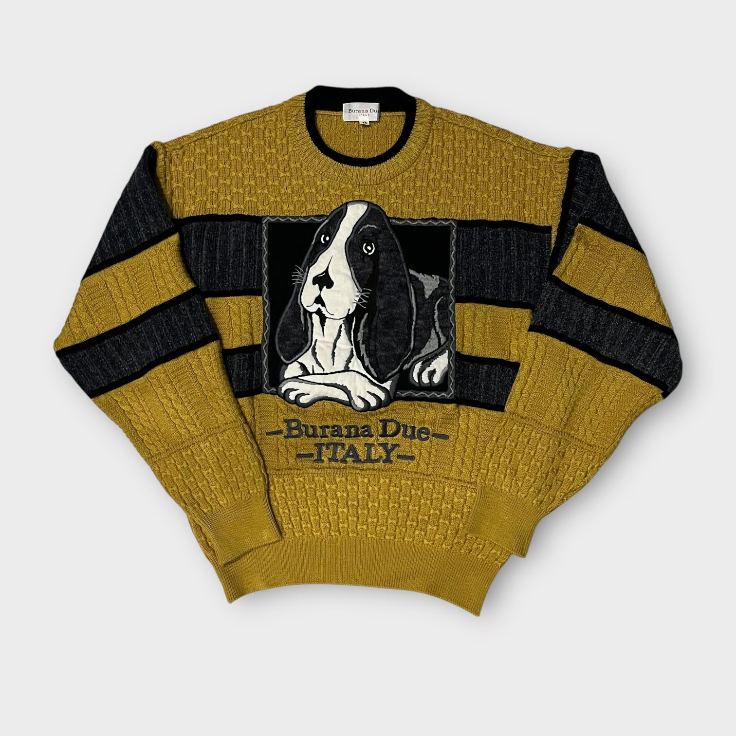 Burana Due ITALY 犬モチーフ セーター 80s-90s