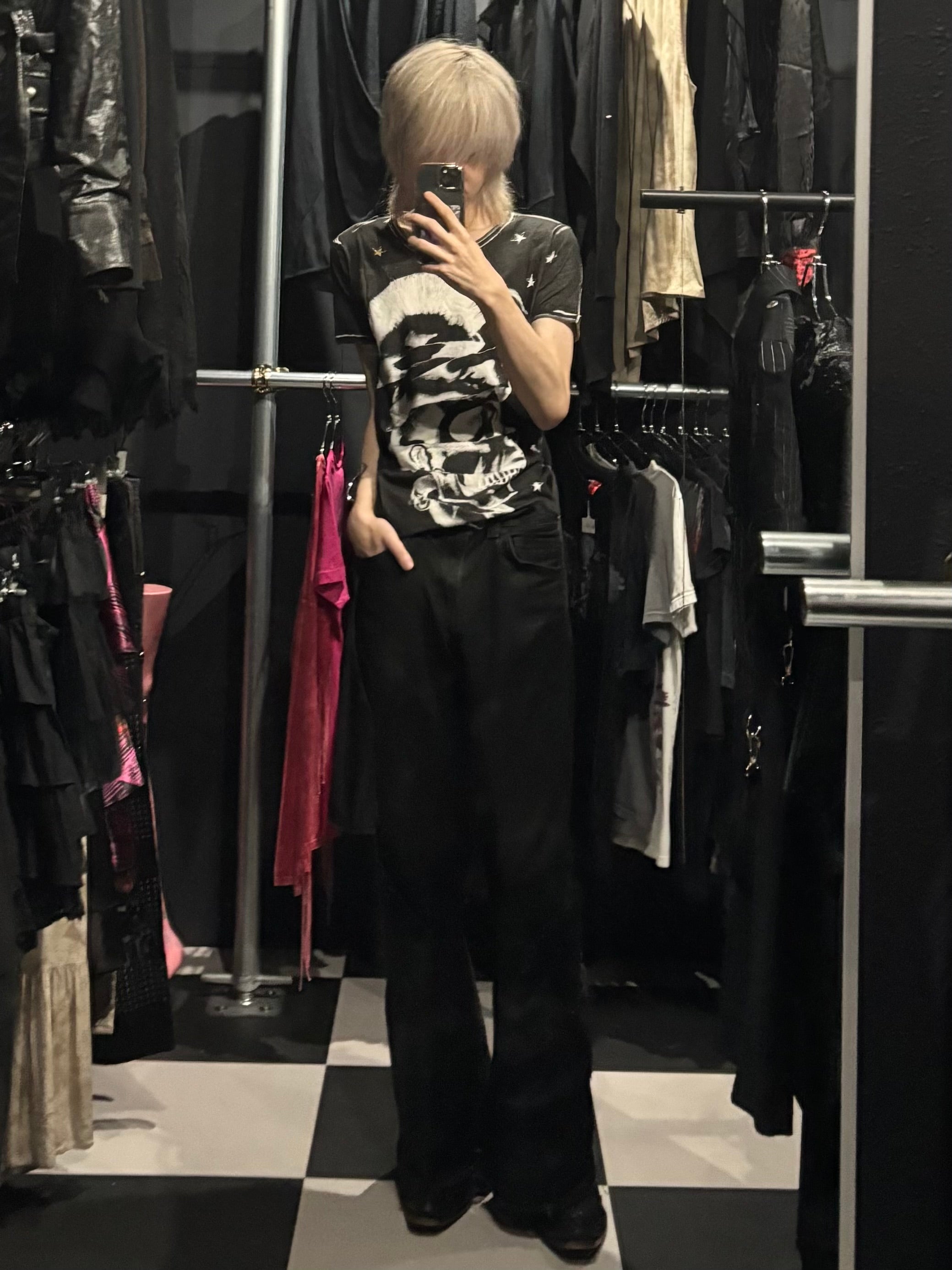 DIESEL Punk Mohawk Skull Tee