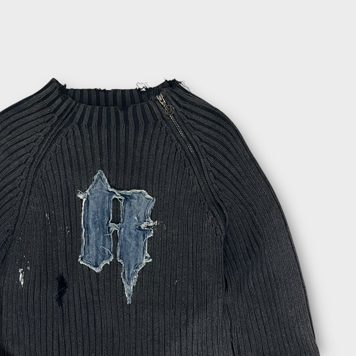 RG512 Denim Patch Knit