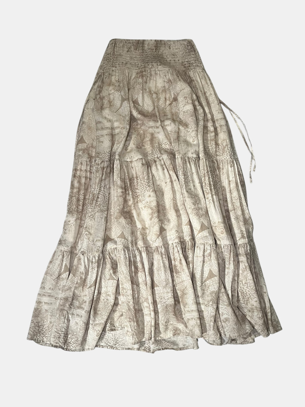 GOA Fairy Grunge Ethnic Pattern Tiered