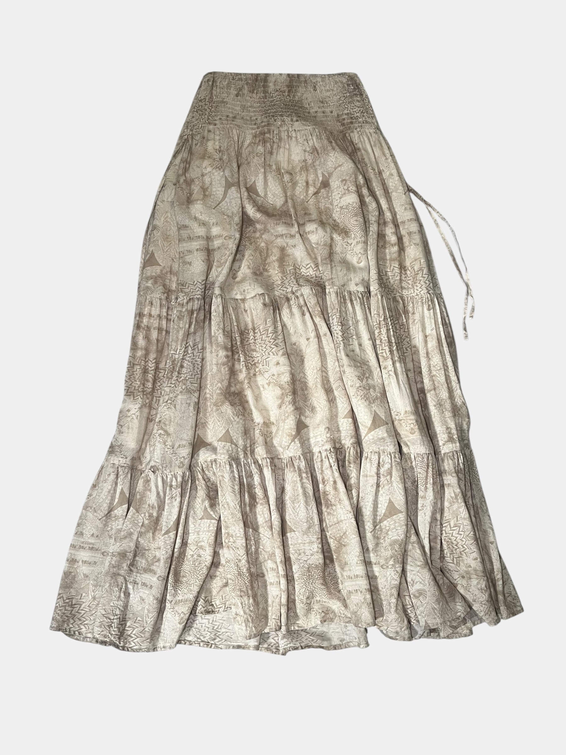 GOA Fairy Grunge Ethnic Pattern Tiered