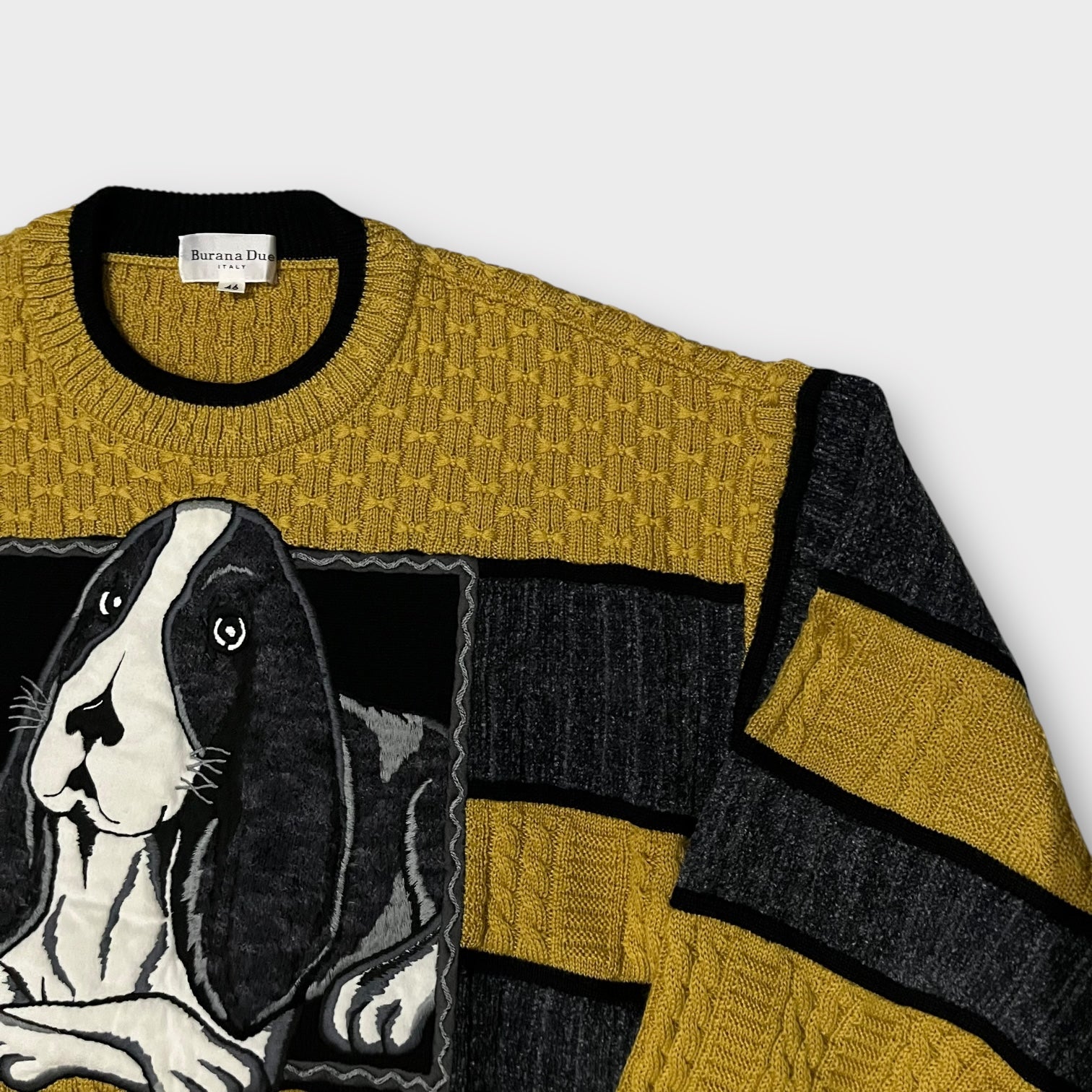 Burana Due ITALY 犬モチーフ セーター 80s-90s
