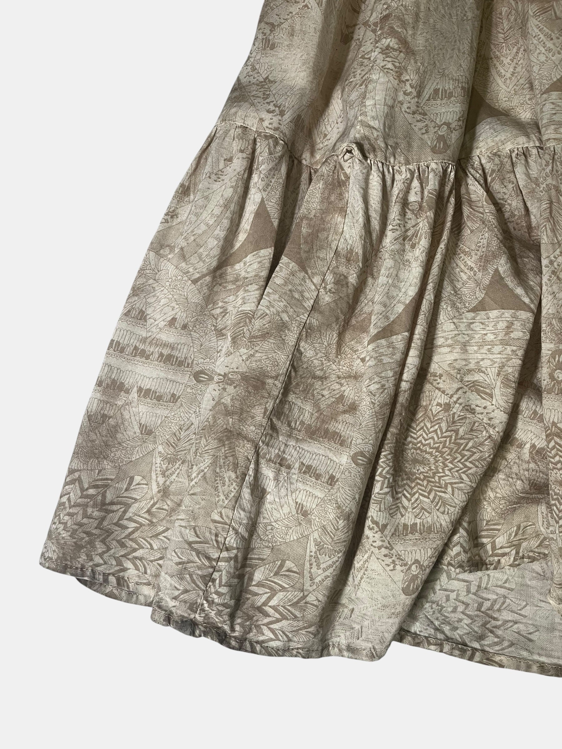 GOA Fairy Grunge Ethnic Pattern Tiered