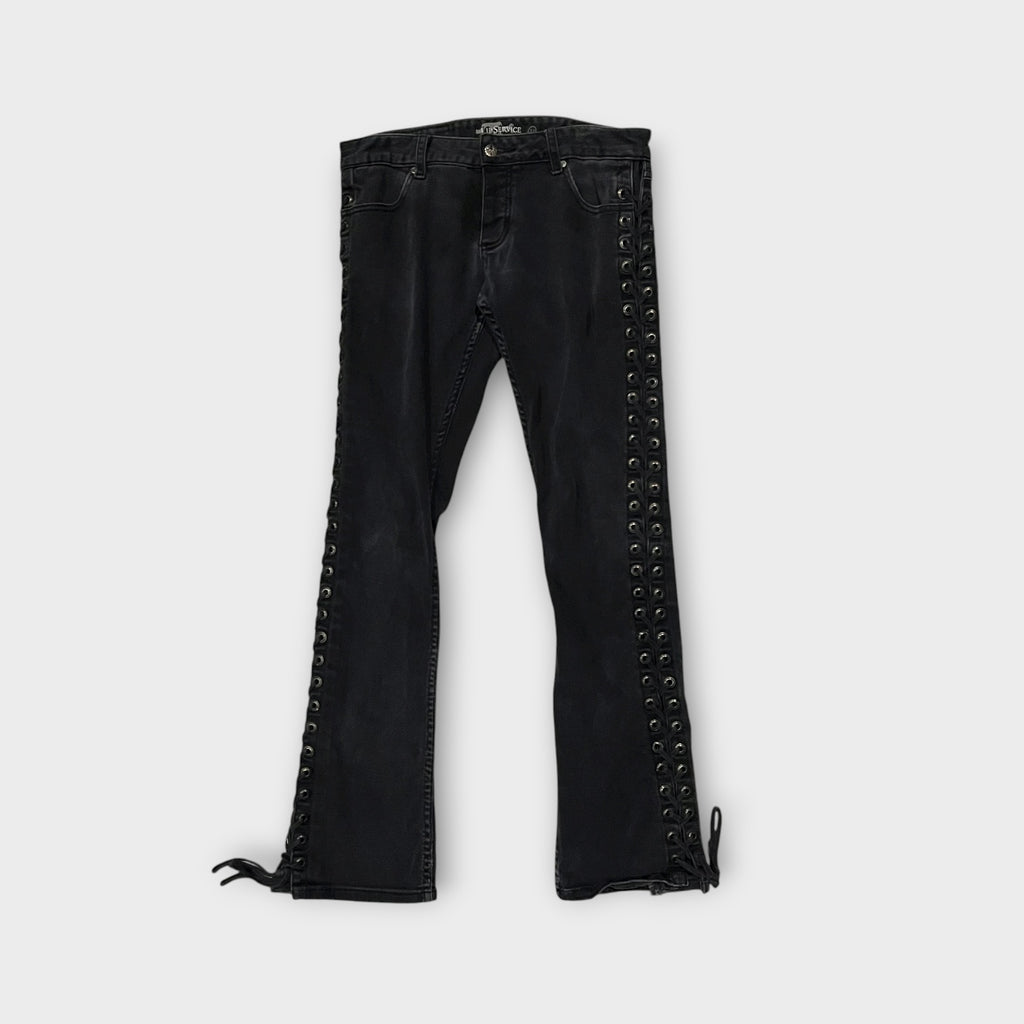 LIP SERVICE Side Lace-Up Skinny Pants