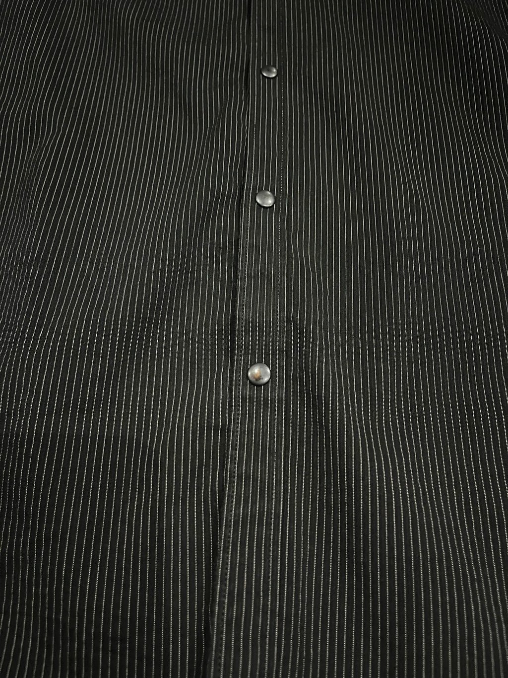 Black Pinstripe Shirt