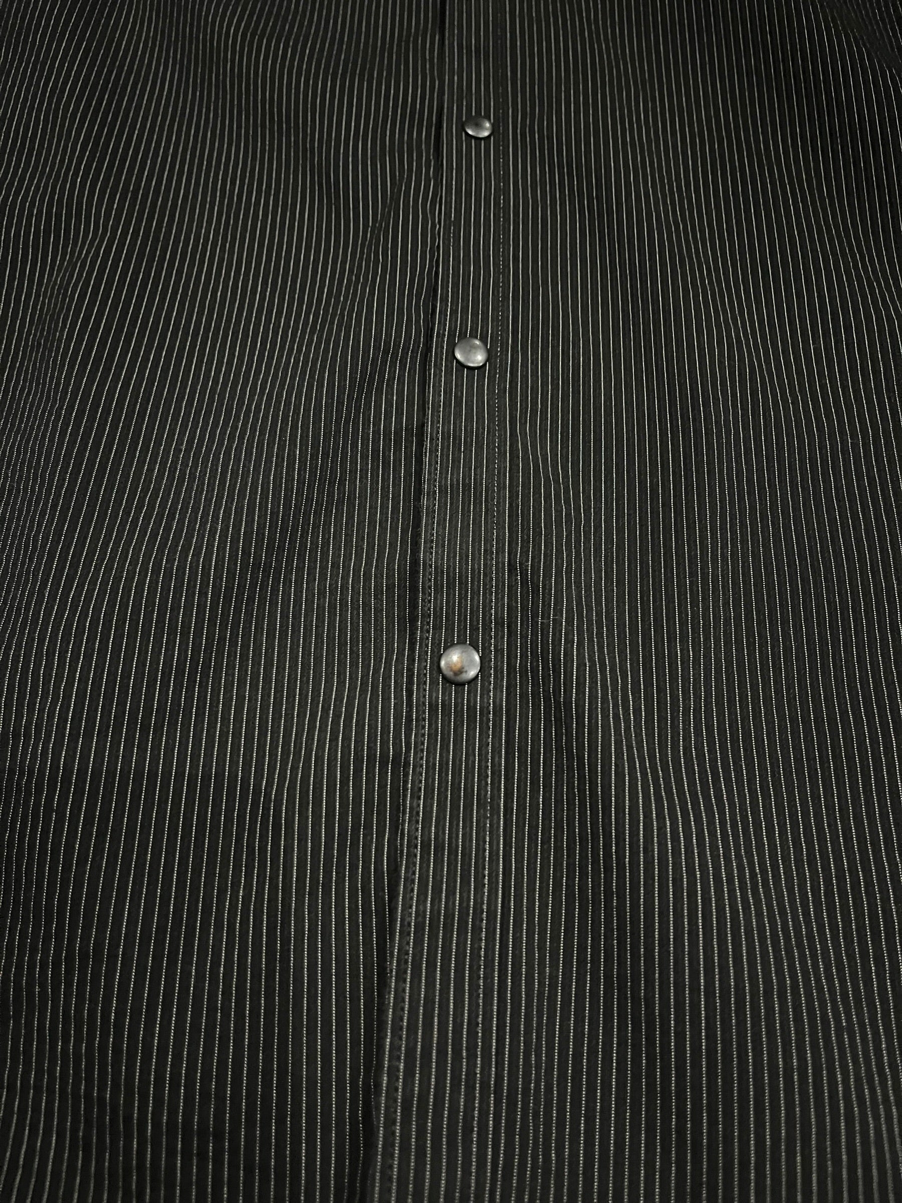 Black Pinstripe Shirt
