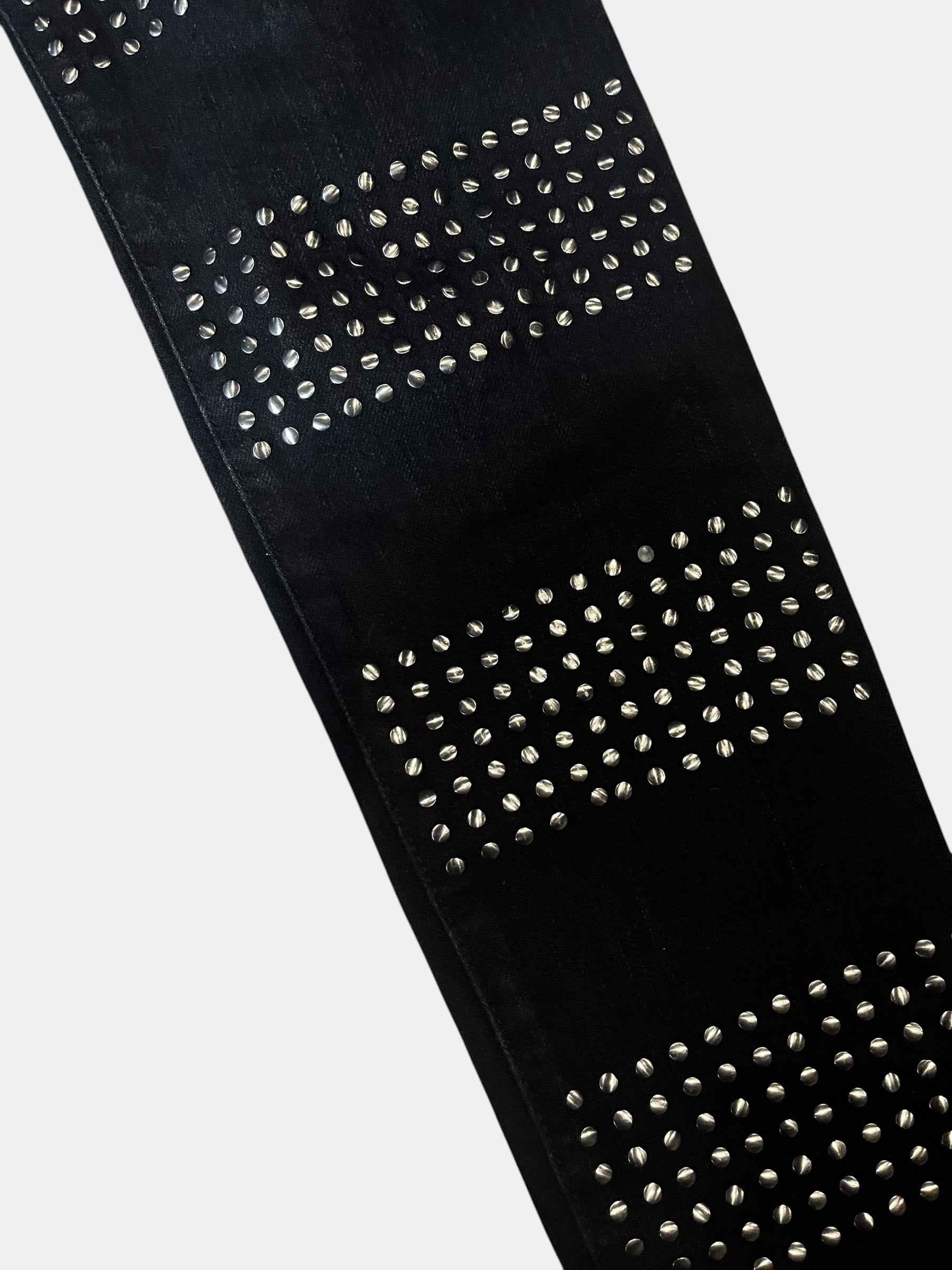 Hysterics Punk Rock Studded Black Denim Jeans
