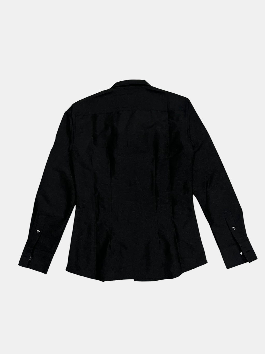 TORNADO MART Black Embroidered Shirt