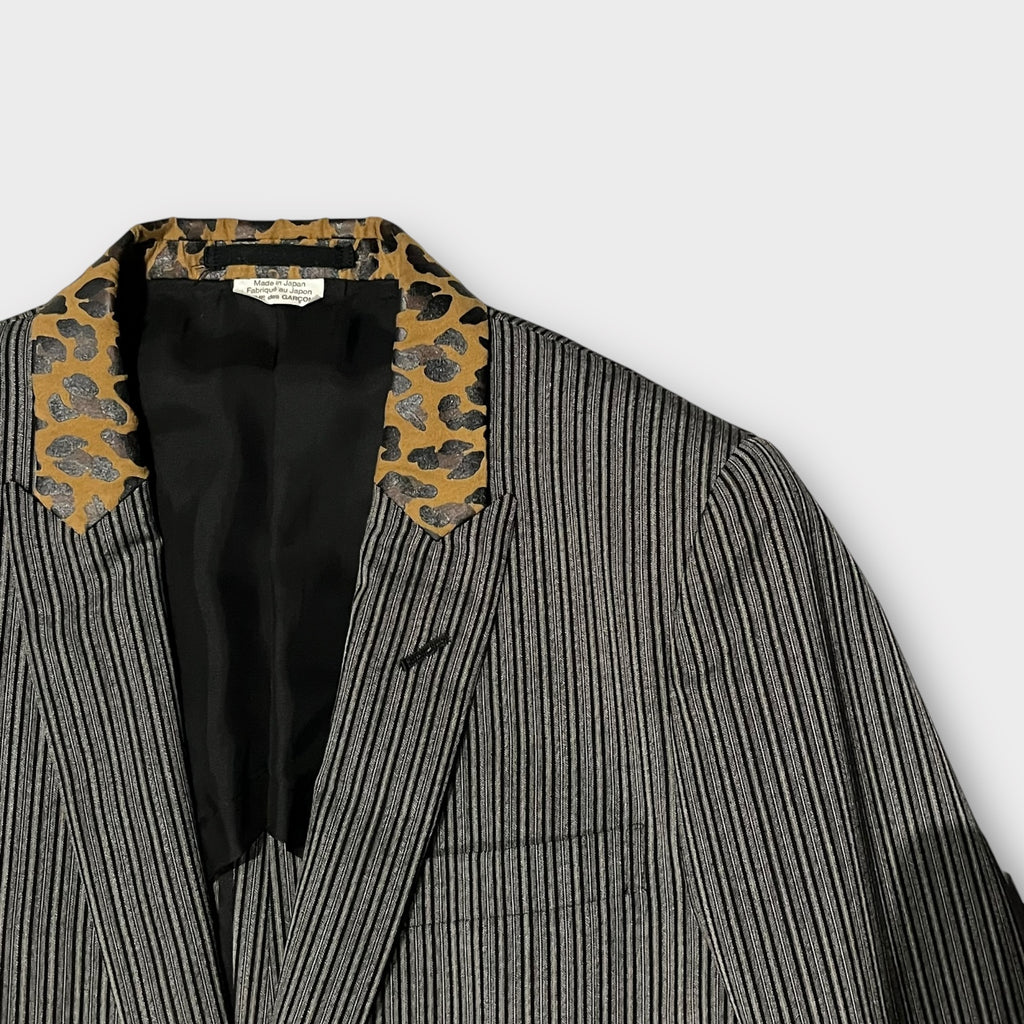 COMME des GARÇONS HOMME PLUS レオパード テーラードジャケット