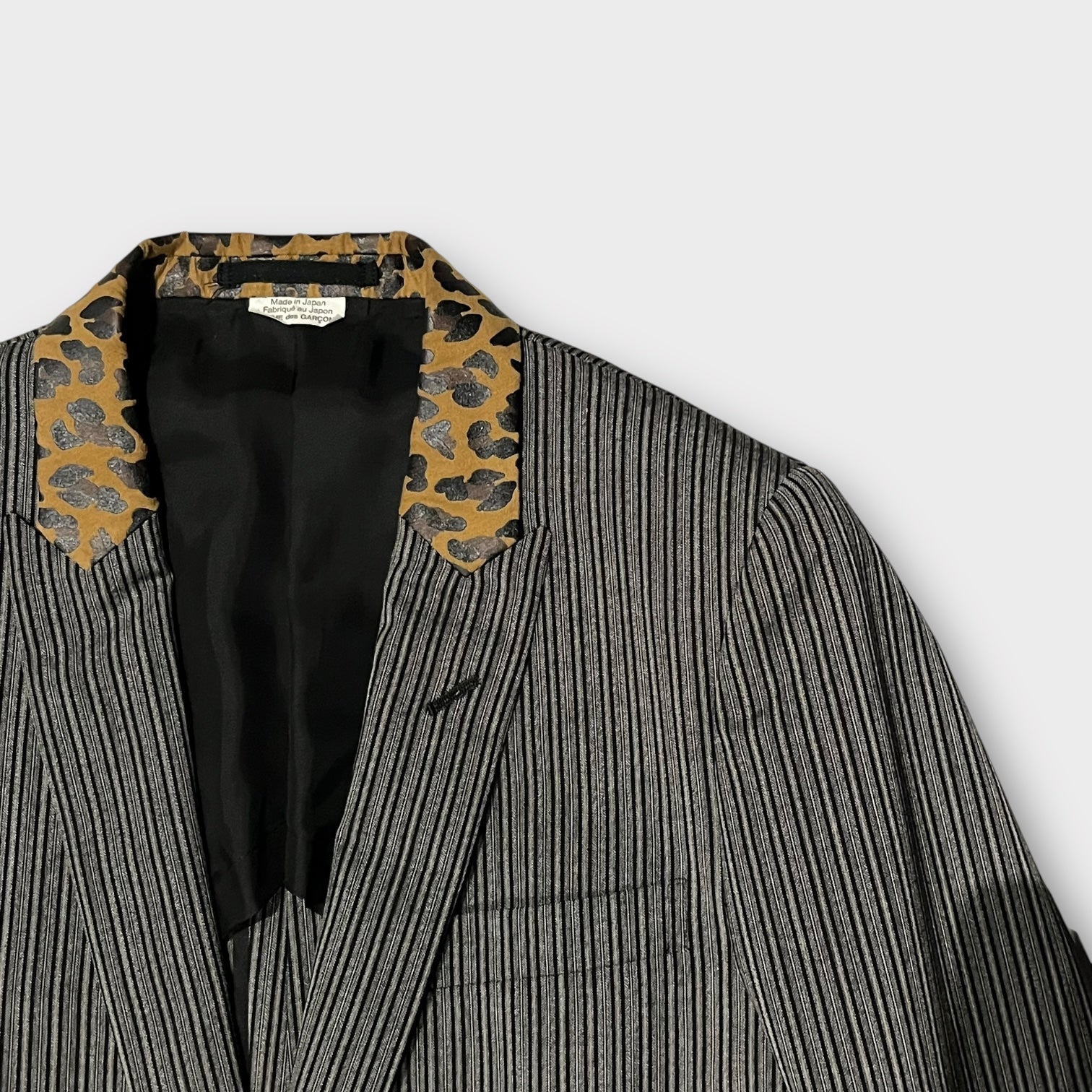 COMME des GARÇONS HOMME PLUS レオパード テーラードジャケット