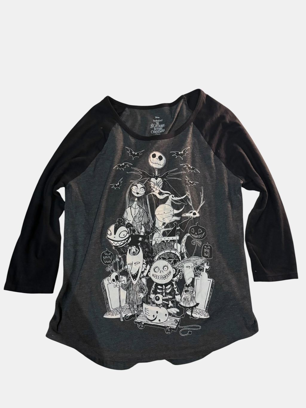 The Nightmare Before Christmas Raglan Shirt