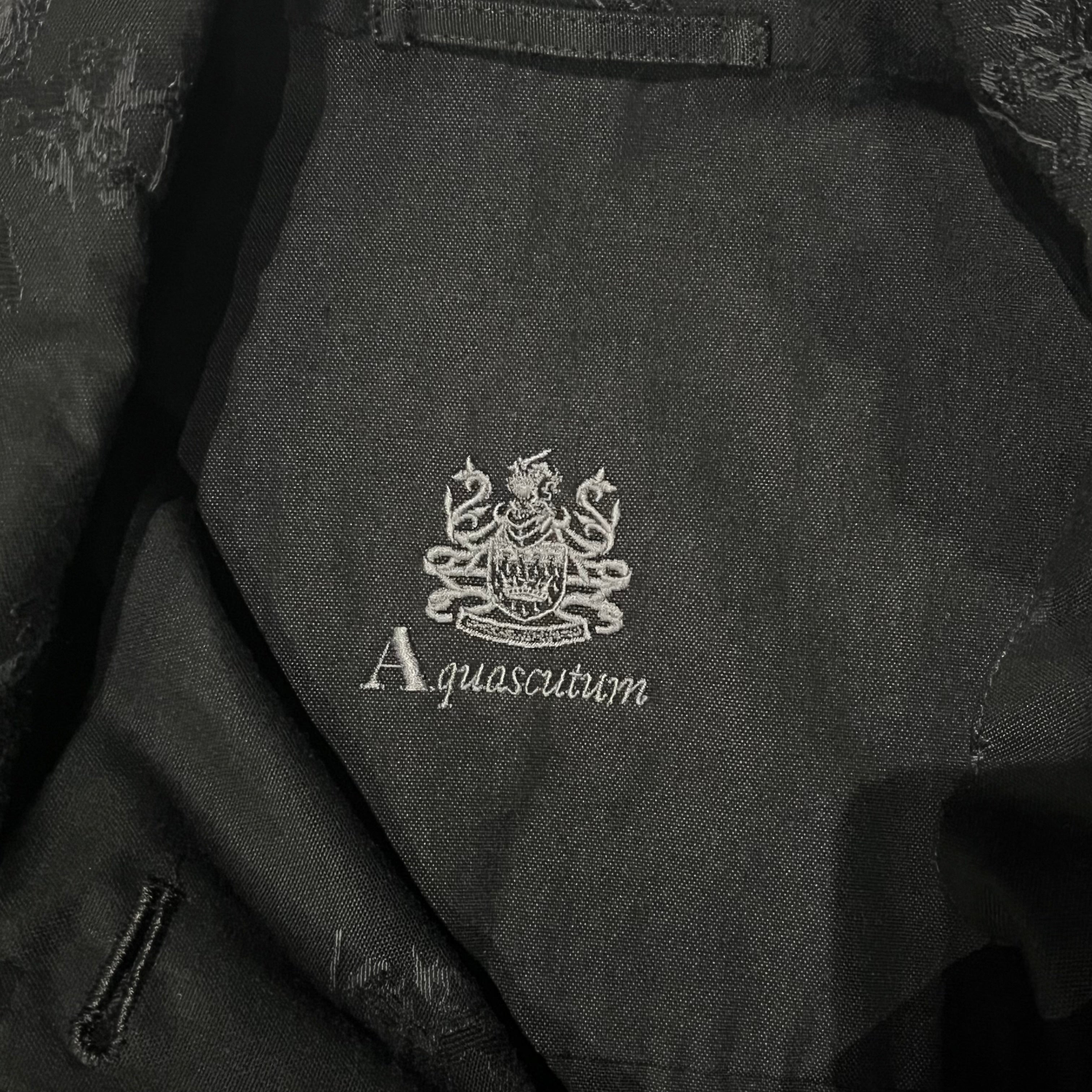 Aquascutum 総柄 ブルゾン