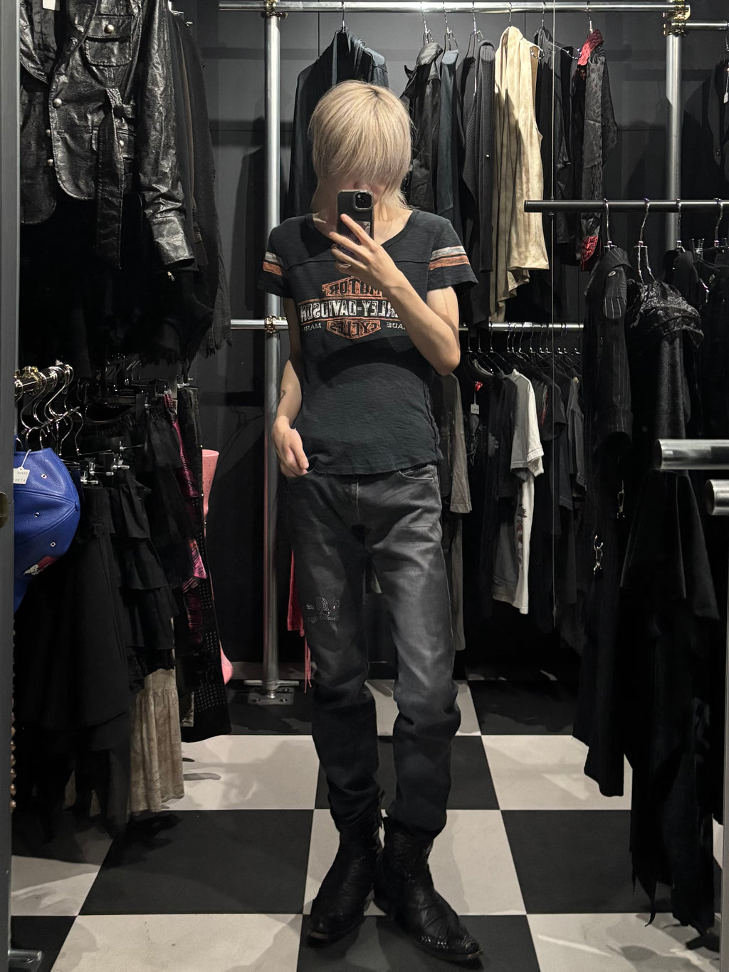Harley-Davidson lace-up t-shirt