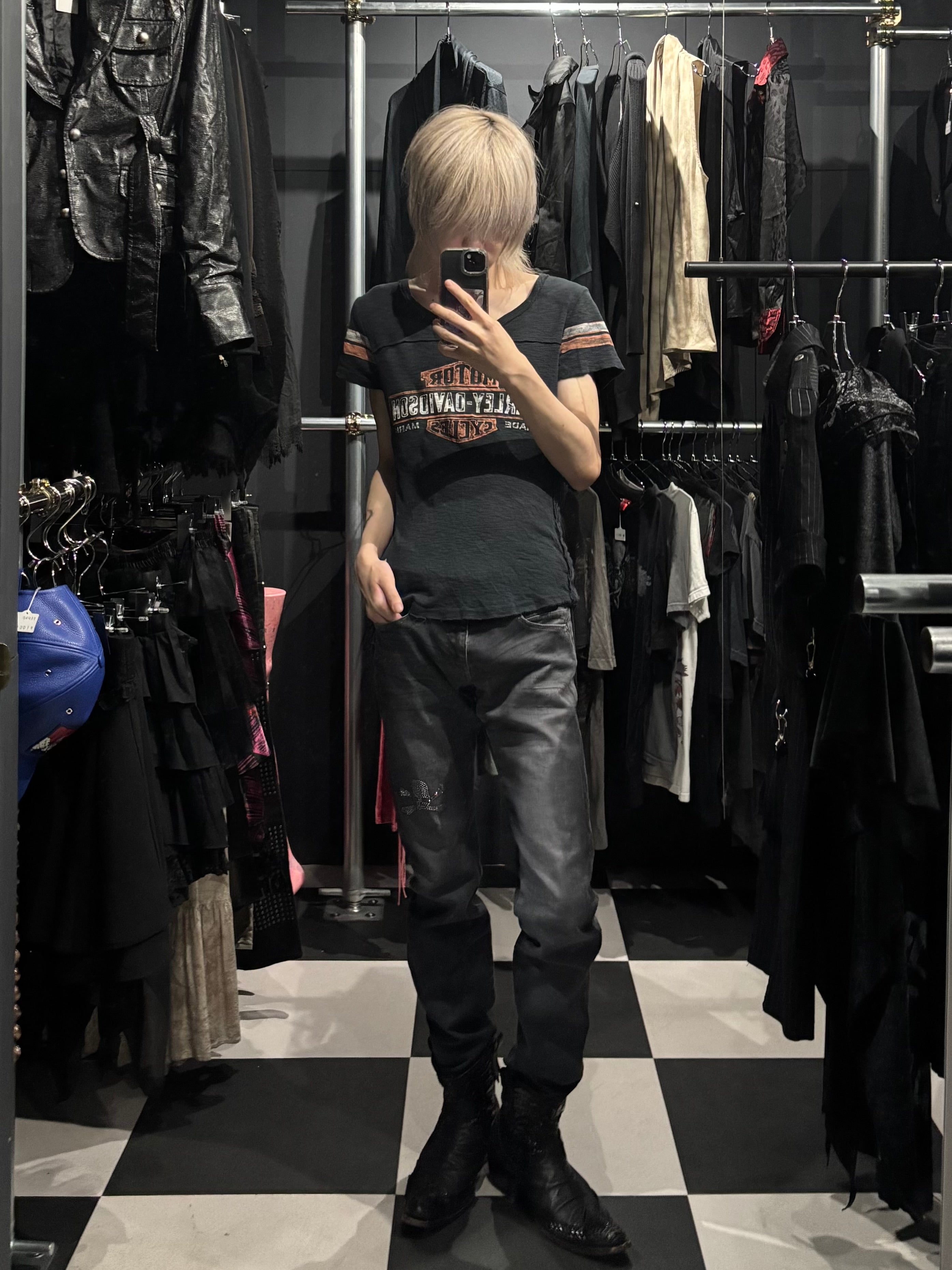 Harley-Davidson lace-up t-shirt