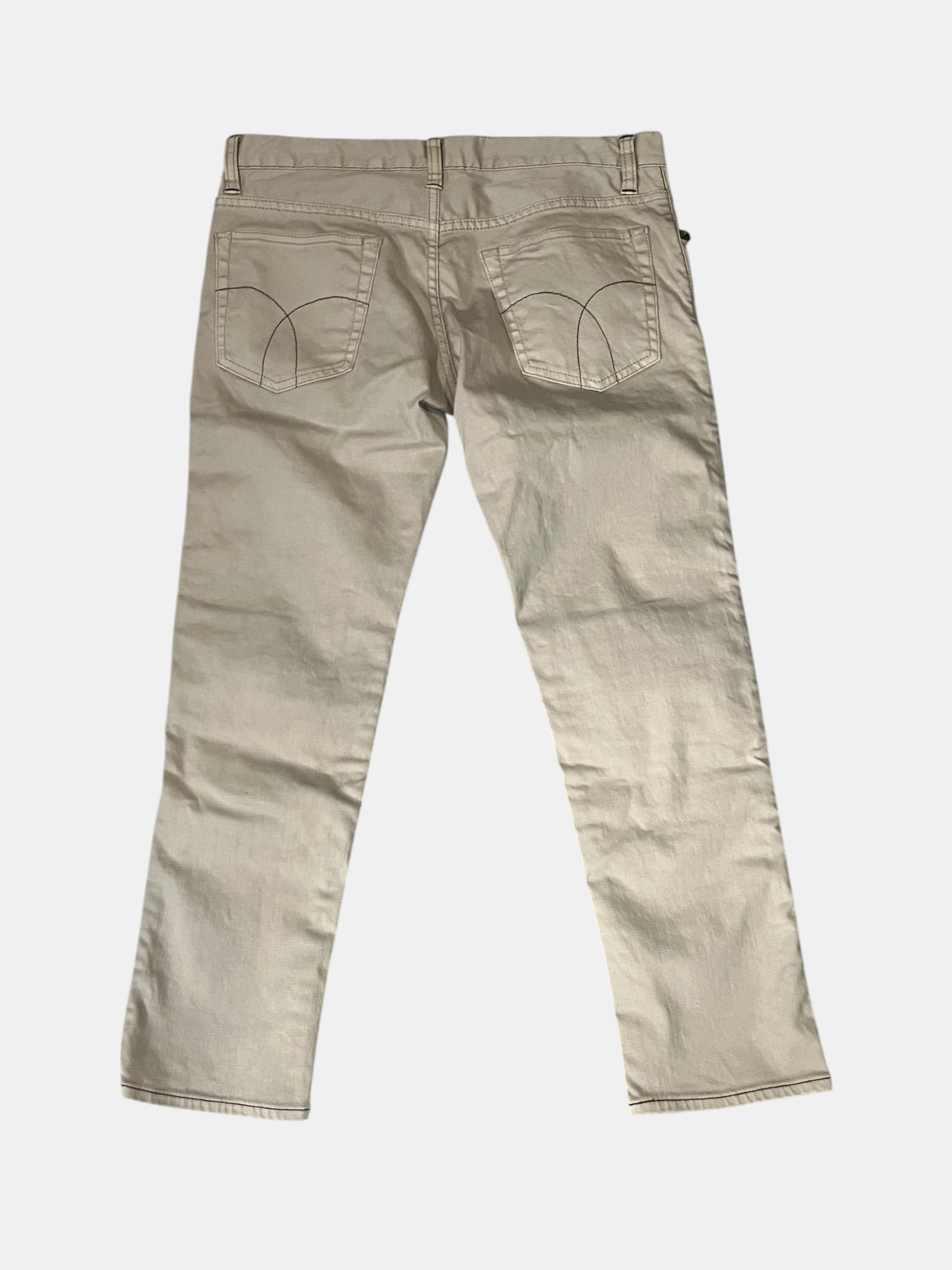 HYSTERIC GLAMOUR Studded & Layered Knee-Ruffle Slim Pants