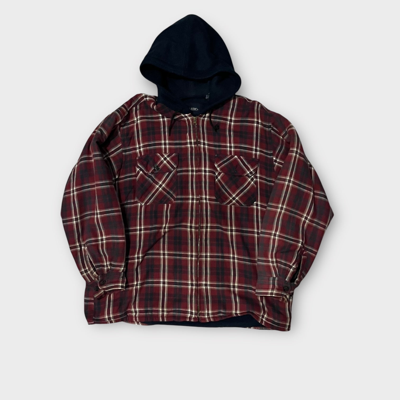 Puritan ジップアップ フーディシャツジャケット