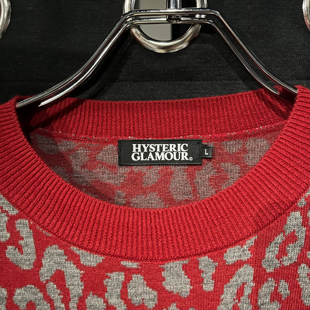HYSTERIC GLAMOUR レオパードセーター
