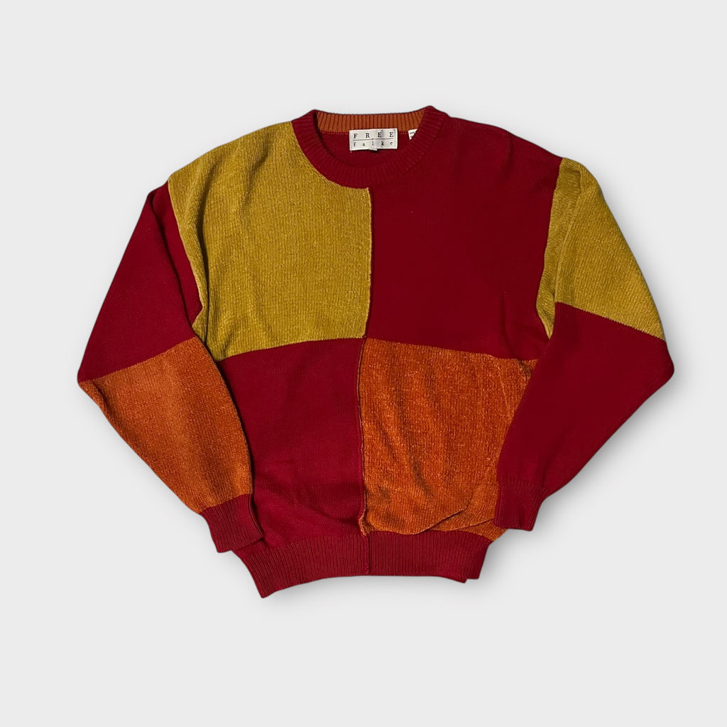 FREE by Falke 90s カラーブロック ニットセーター