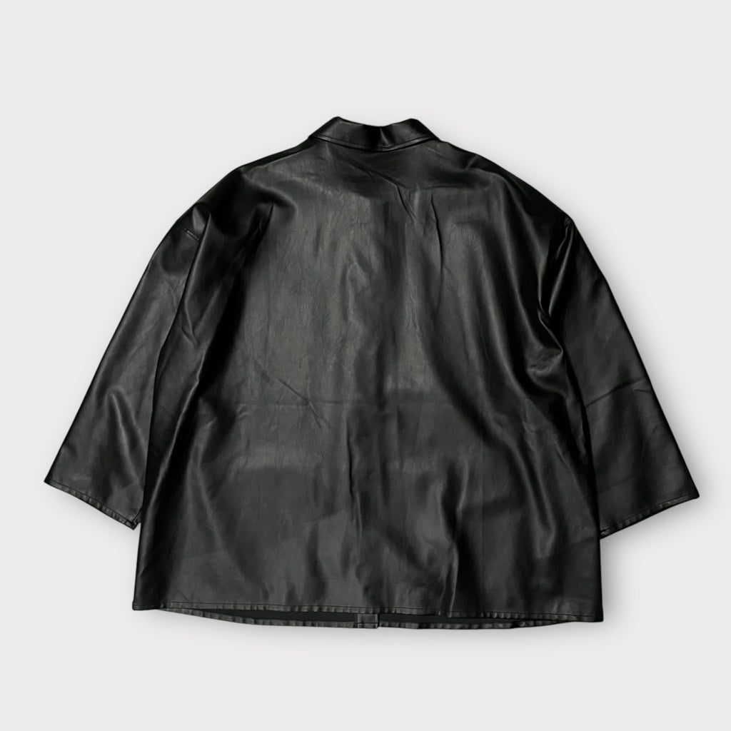 フェイクレザー ジャケット