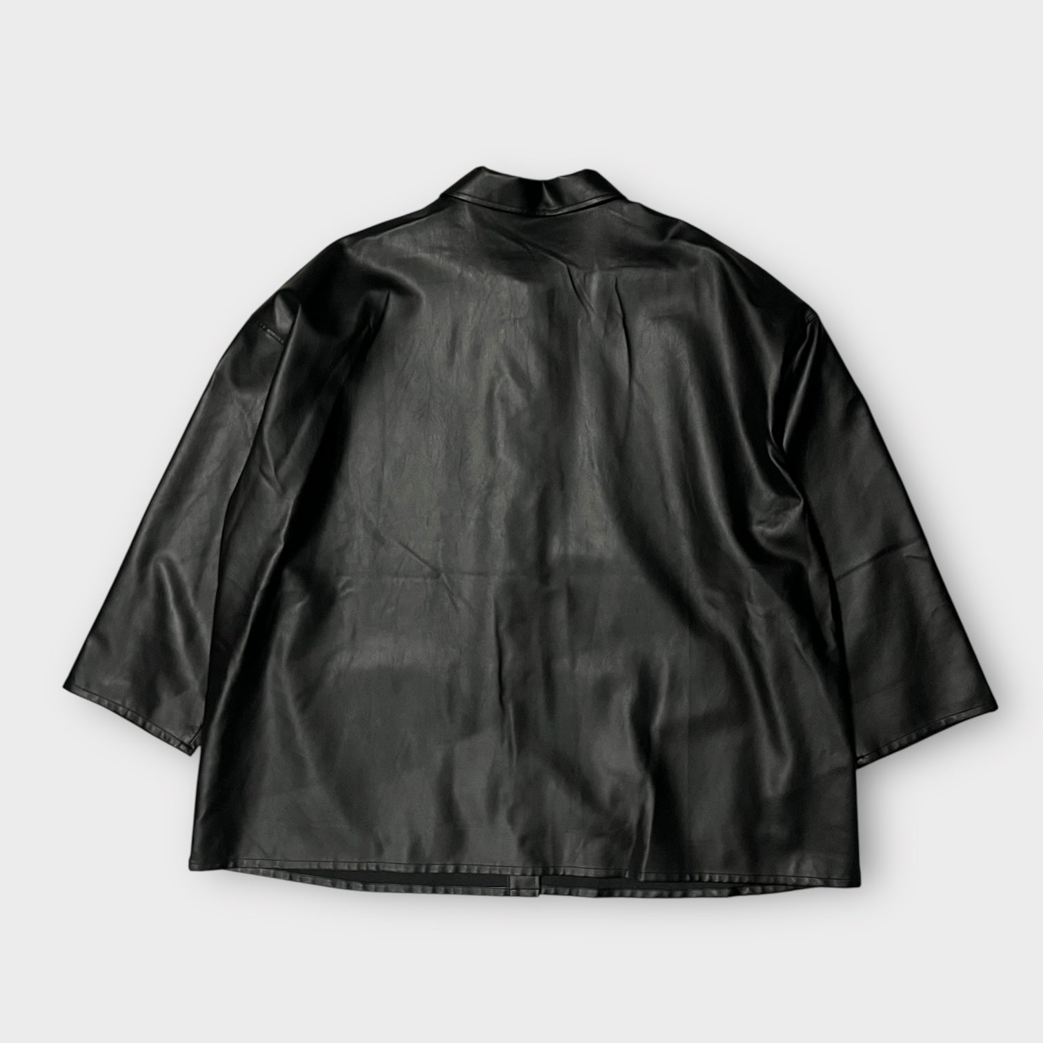 フェイクレザー ジャケット