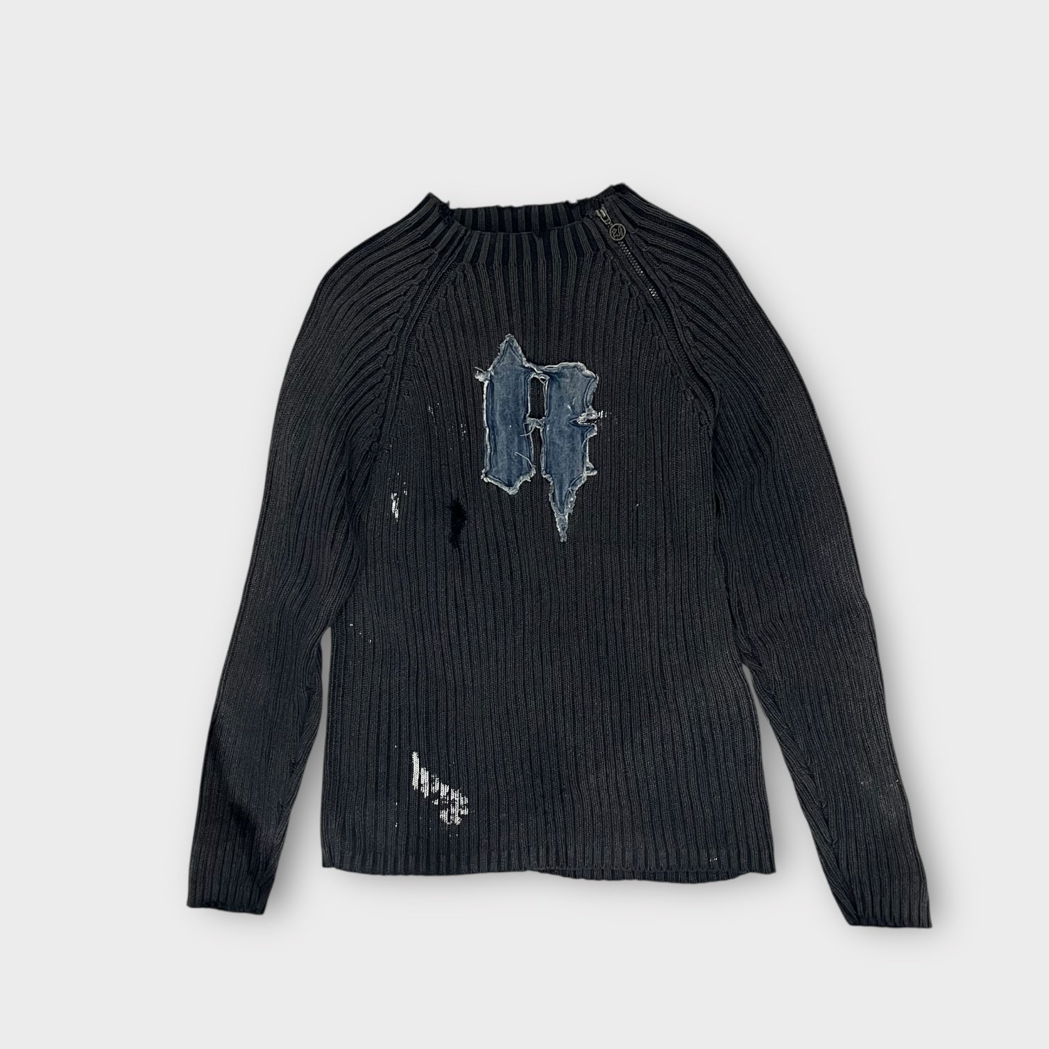RG512 Denim Patch Knit