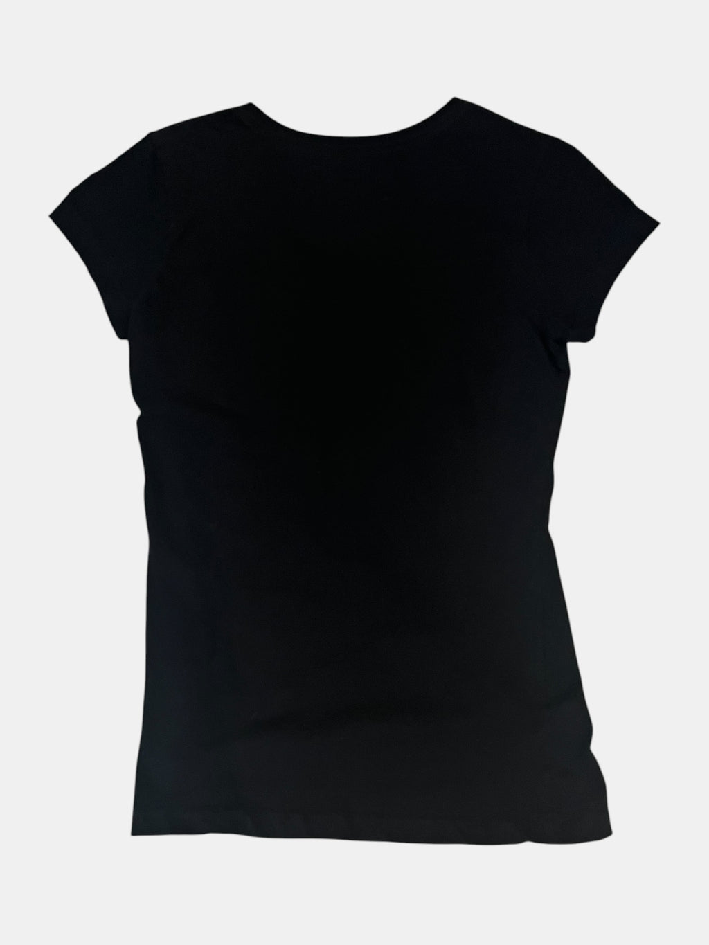 "HEARTSNIPER" Gothic Wing V-Neck Graphic T-Shirt
