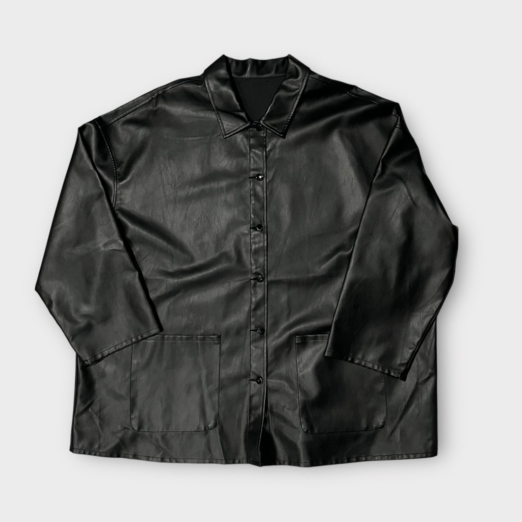 フェイクレザー ジャケット