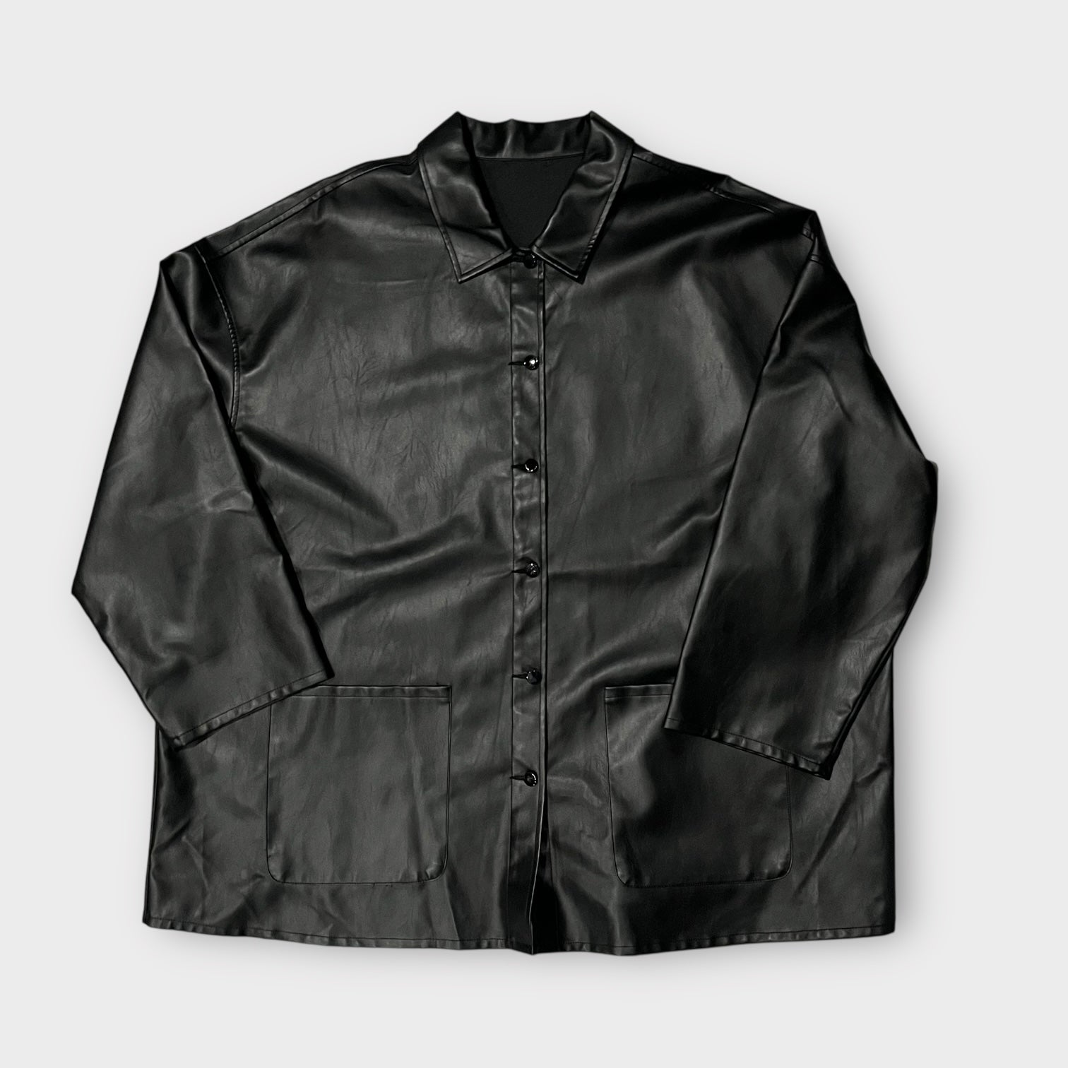 フェイクレザー ジャケット