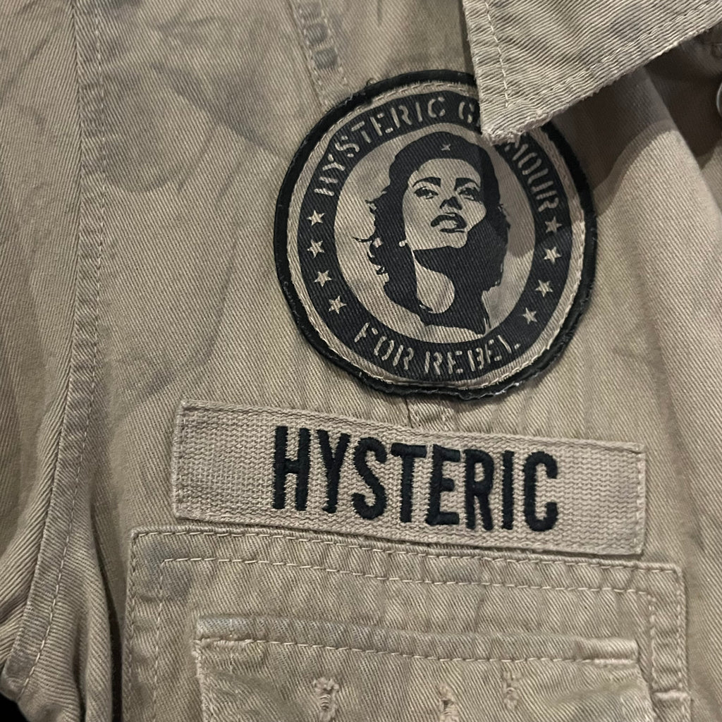 HYSTERIC GLAMOUR ミリタリーワークシャツ