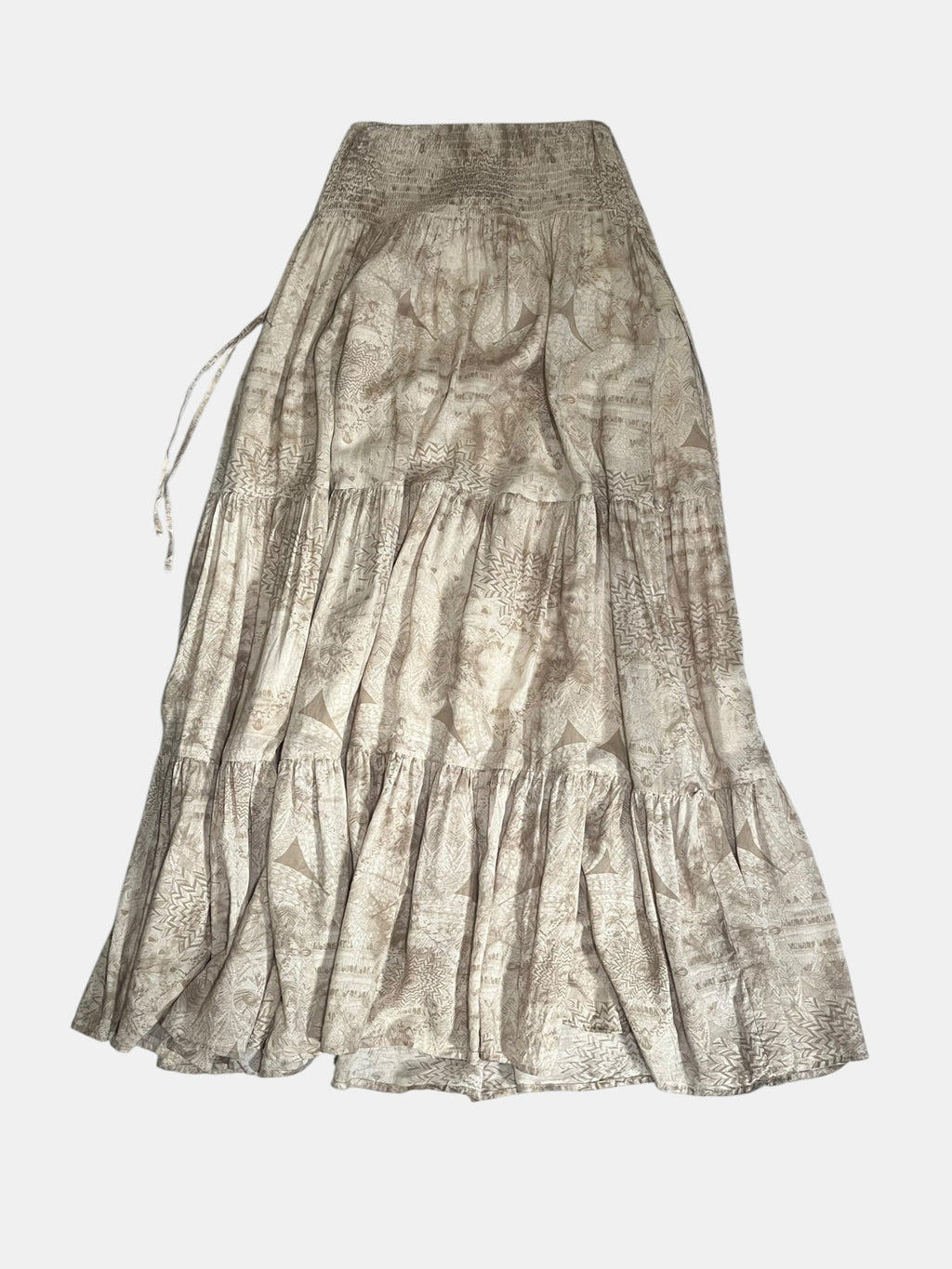 GOA Fairy Grunge Ethnic Pattern Tiered