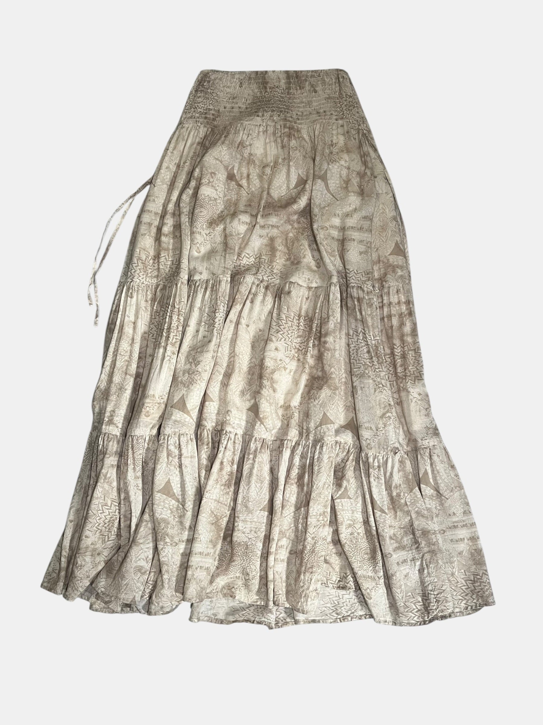 GOA Fairy Grunge Ethnic Pattern Tiered