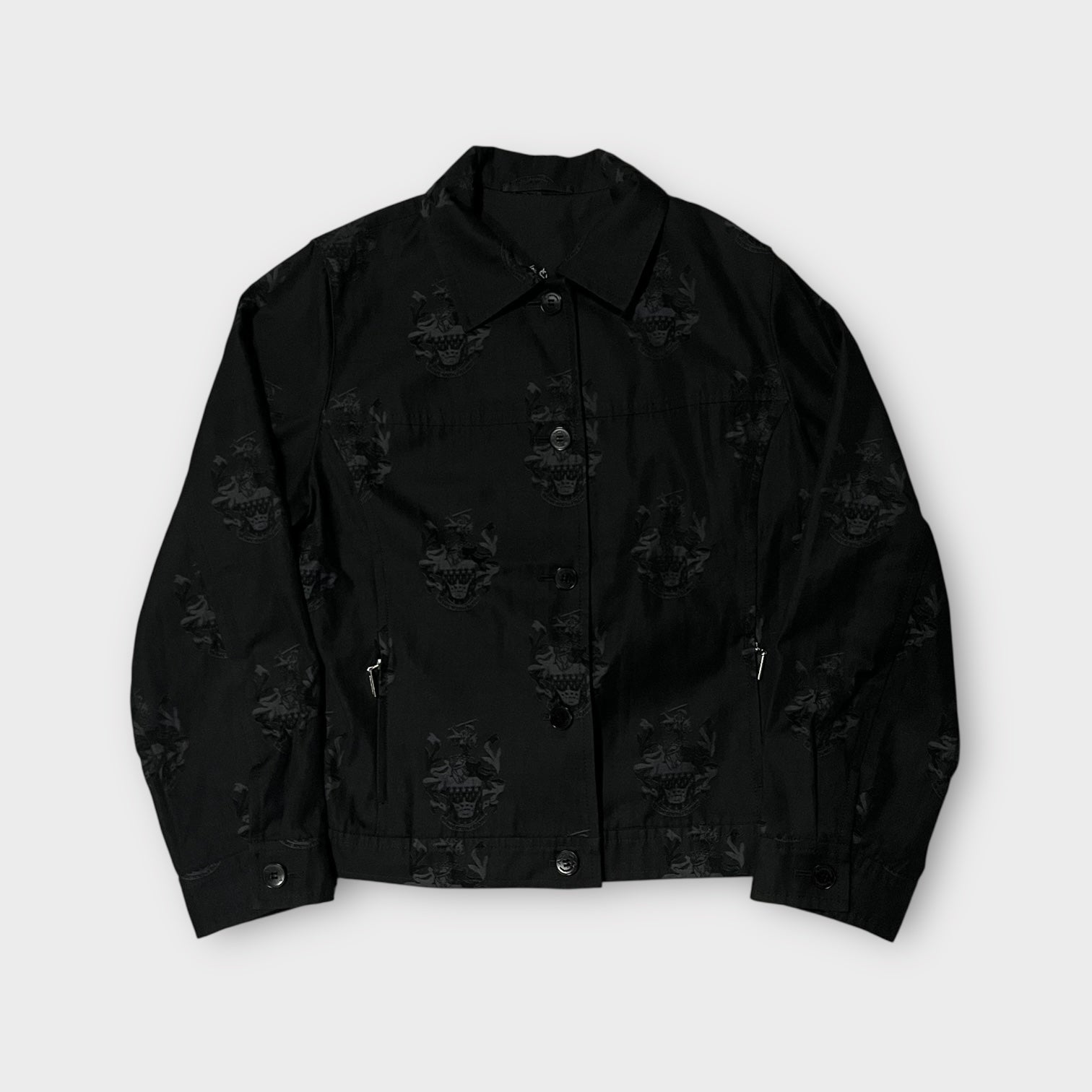 Aquascutum 総柄 ブルゾン