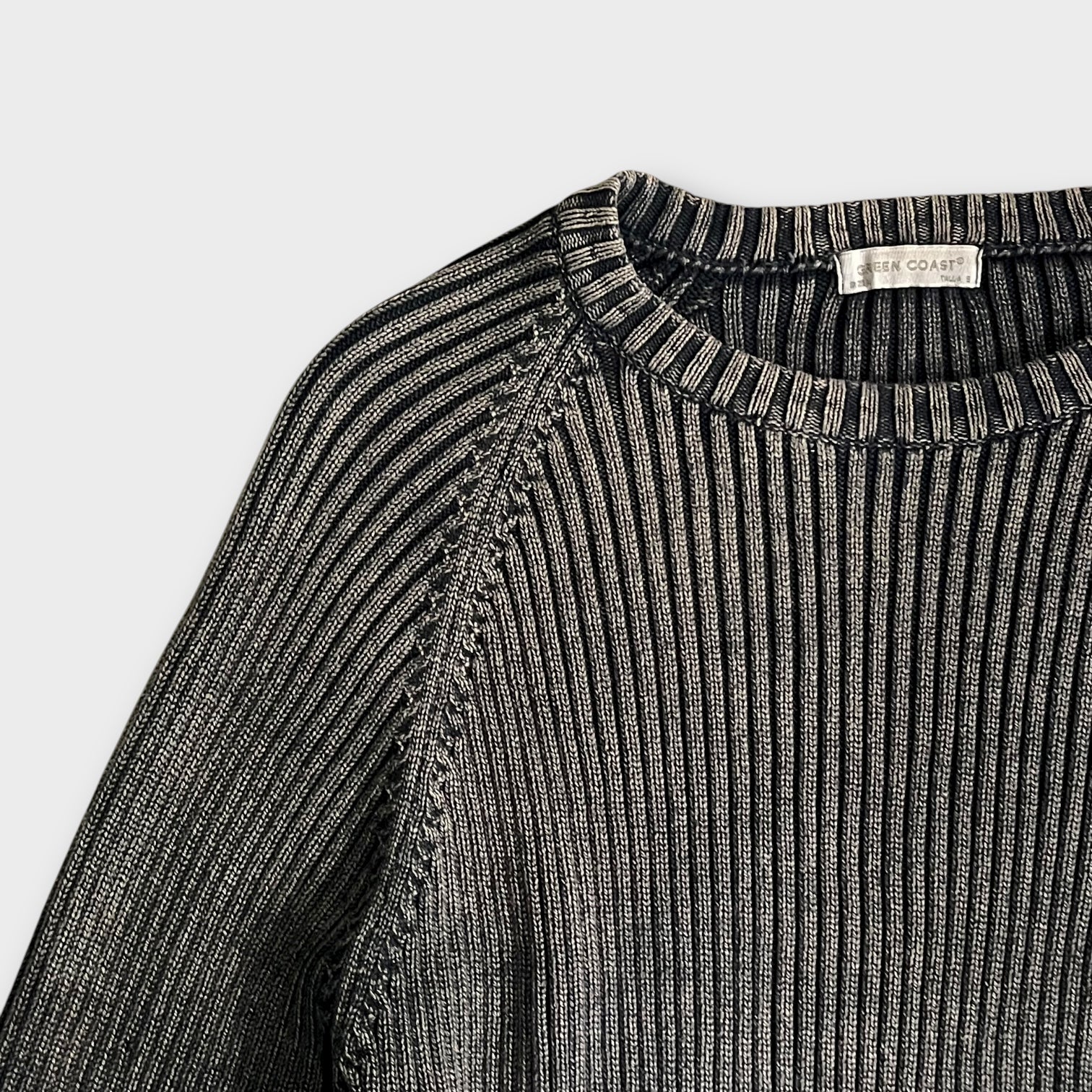 GREEN COAST Rib Knit Sweater