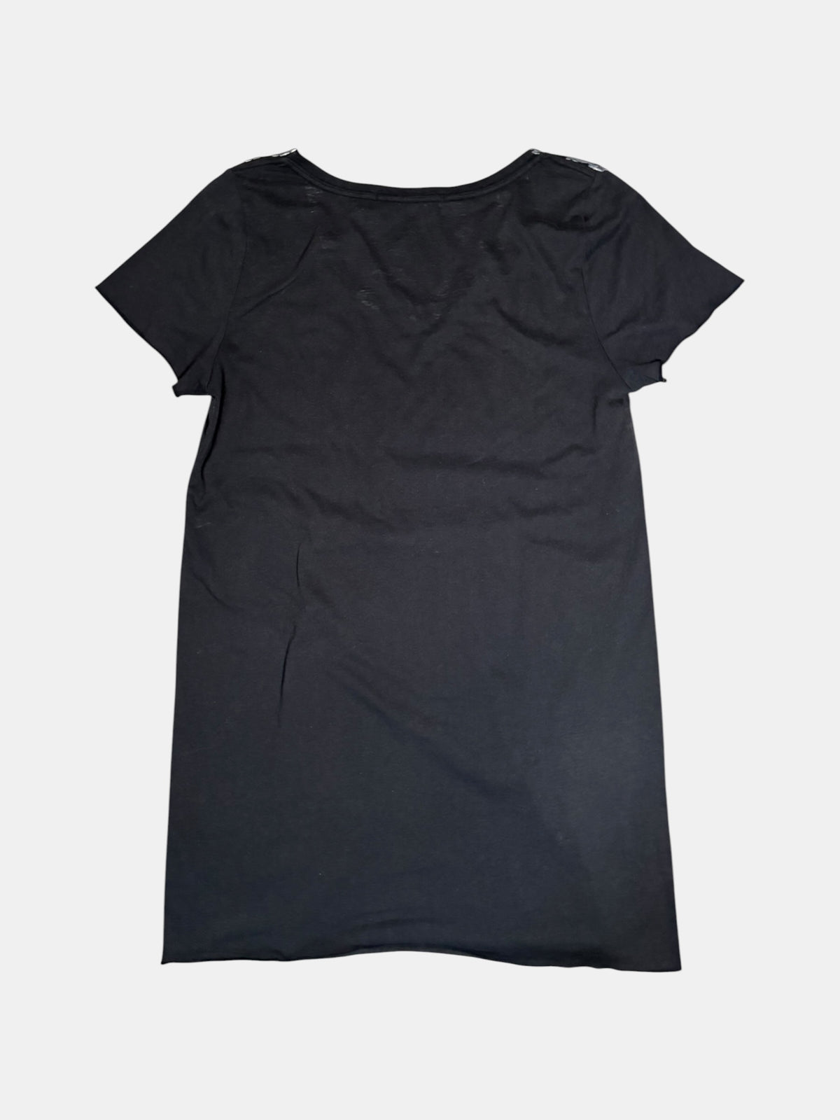 5351 POUR LES FEMMES Moose Print Longline Tee