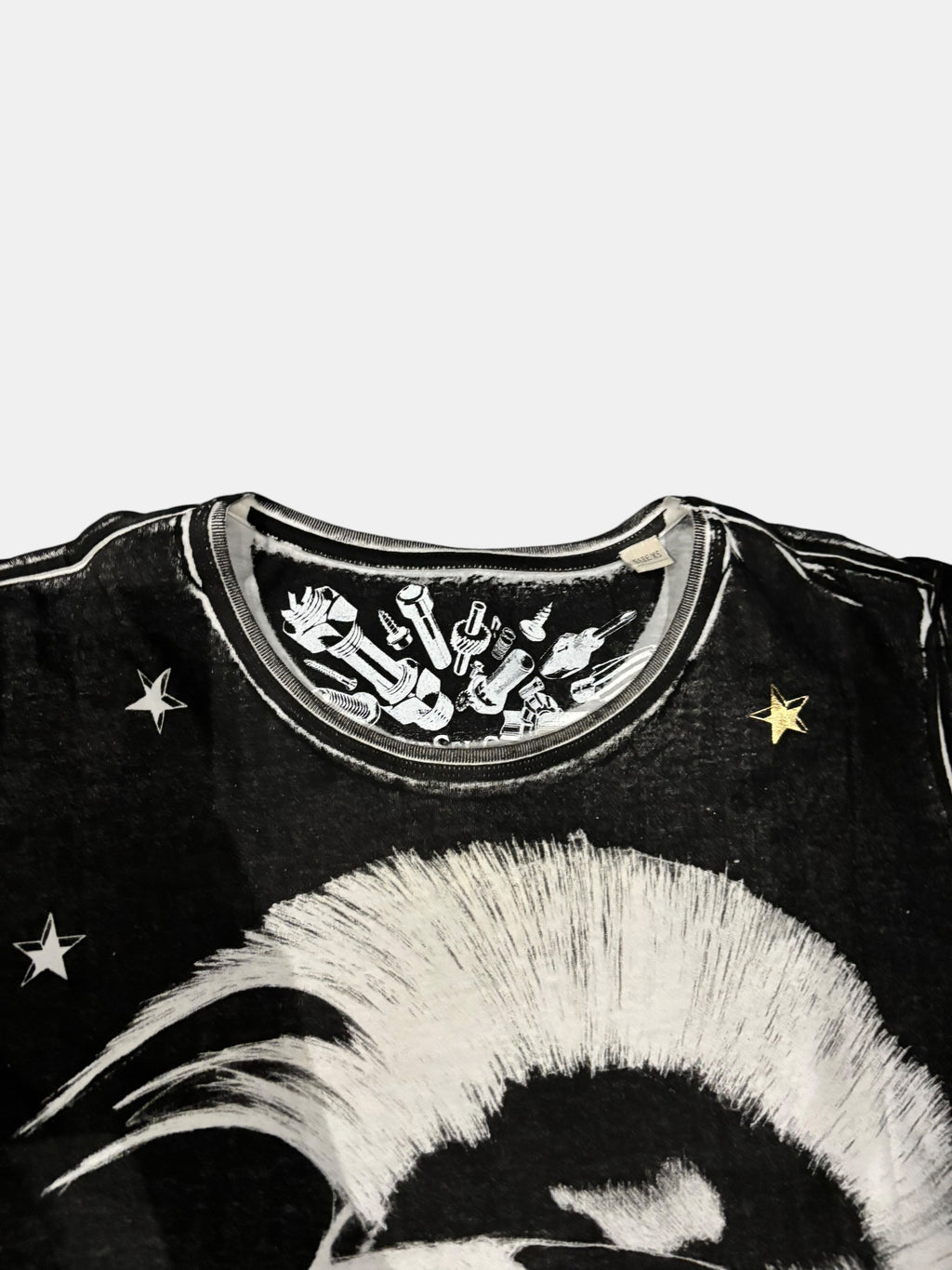 DIESEL Punk Mohawk Skull Tee