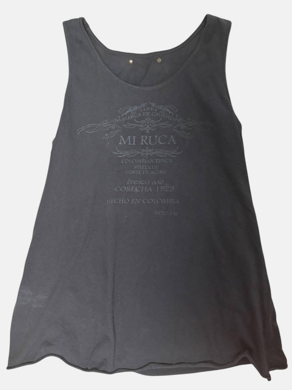 14th Addiction "Mi Ruca" Graphic Tank Top Black
