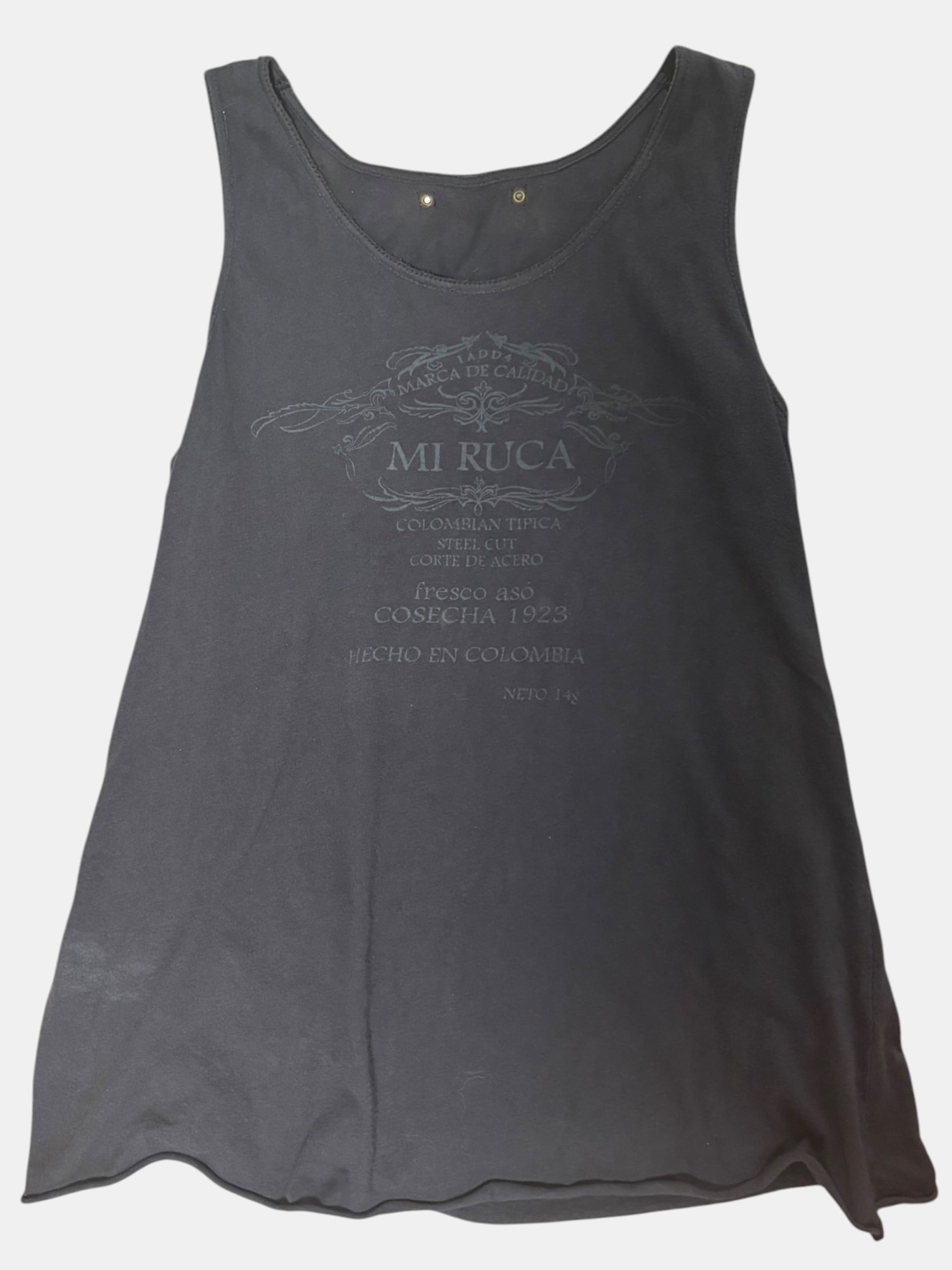 14th Addiction "Mi Ruca" Graphic Tank Top Black