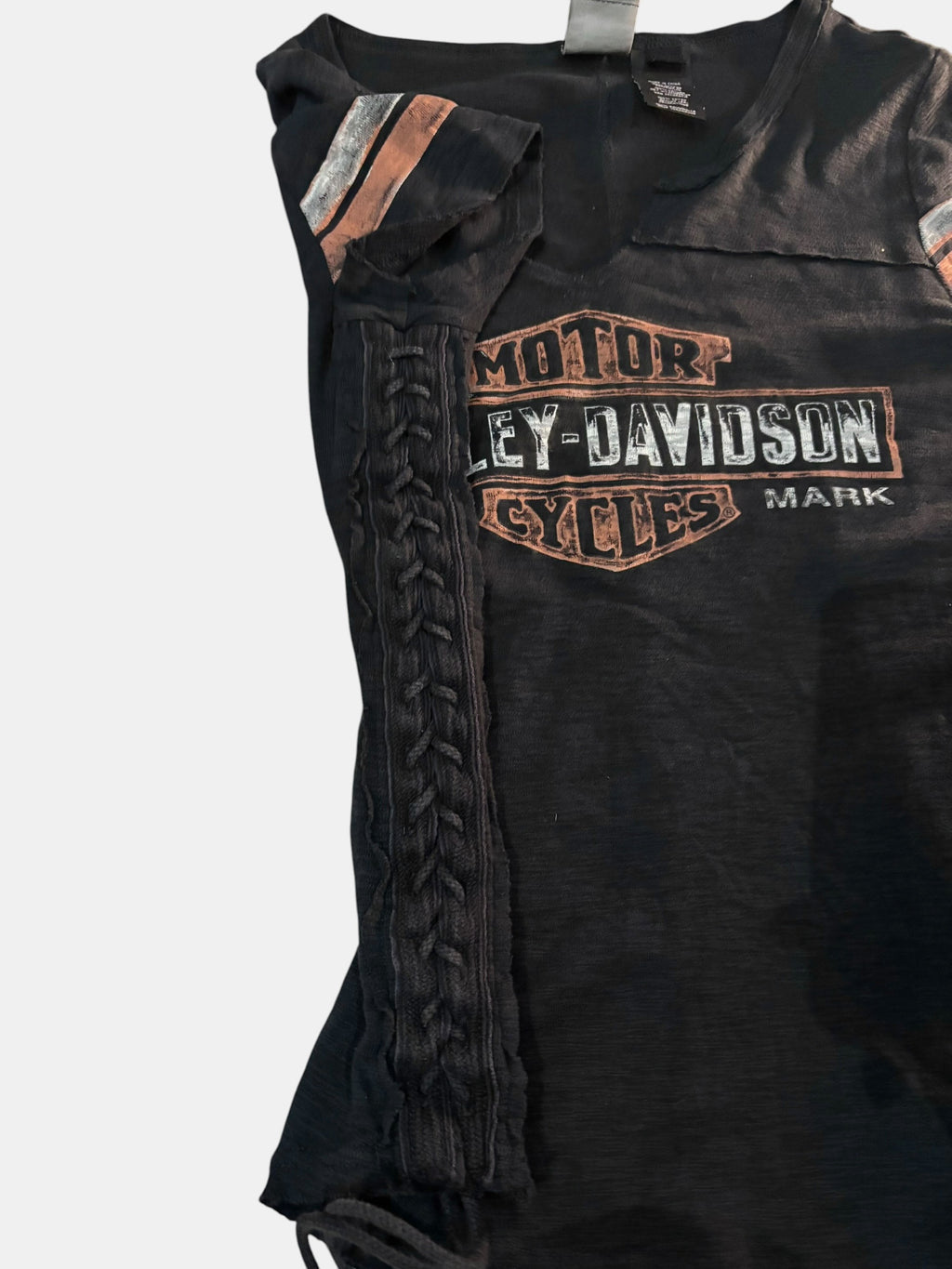Harley-Davidson lace-up t-shirt
