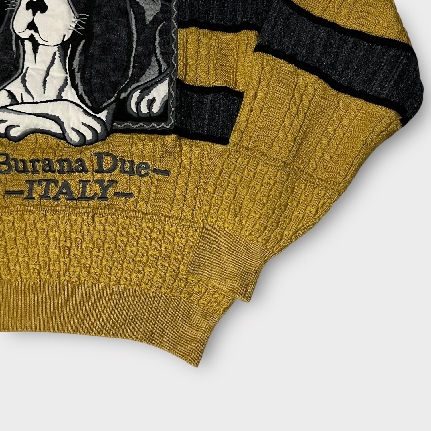 Burana Due ITALY 犬モチーフ セーター 80s-90s