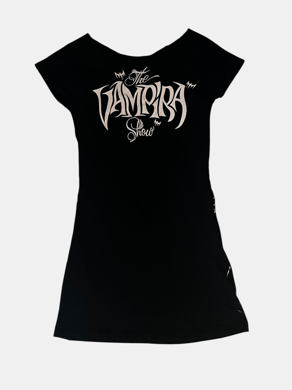 00s Gothic "VAMPIRA" Spider-Net Dress