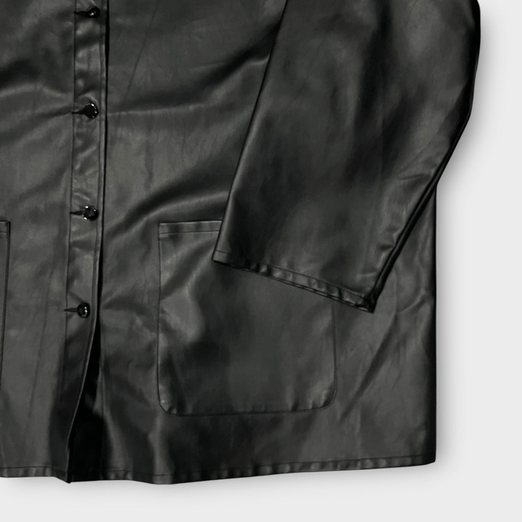 フェイクレザー ジャケット