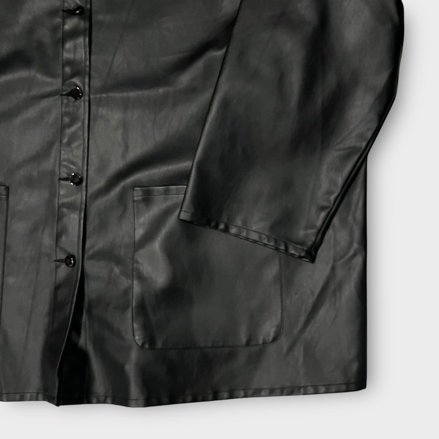 フェイクレザー ジャケット