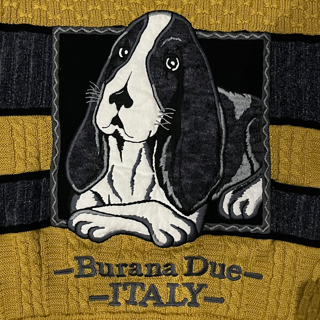 Burana Due ITALY 犬モチーフ セーター 80s-90s