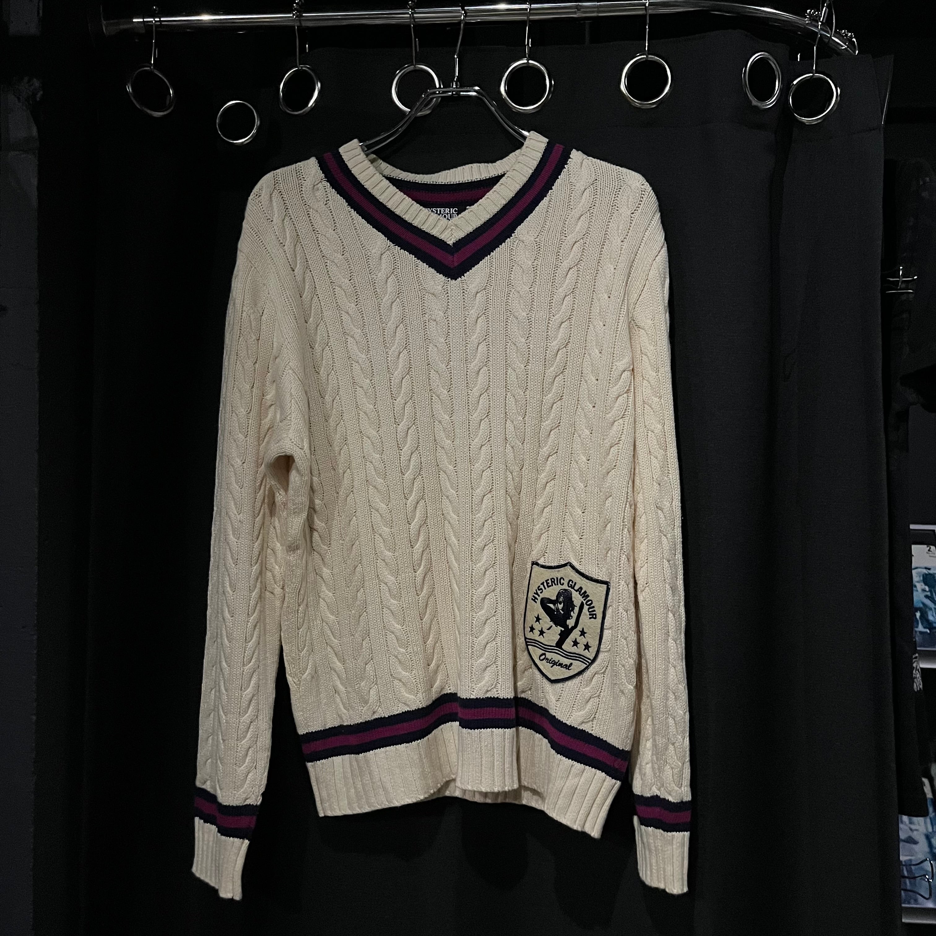 HYSTERIC GLAMOUR クリケットセーター