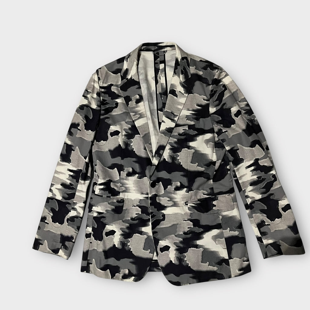 JOHN LAWRENCE SULLIVAN カモ柄 テーラードジャケット