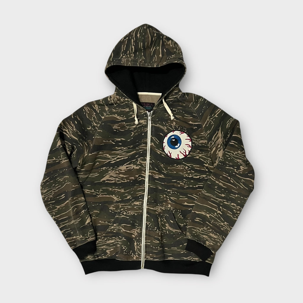 MISHKA カモ柄 ジップアップ フーディ