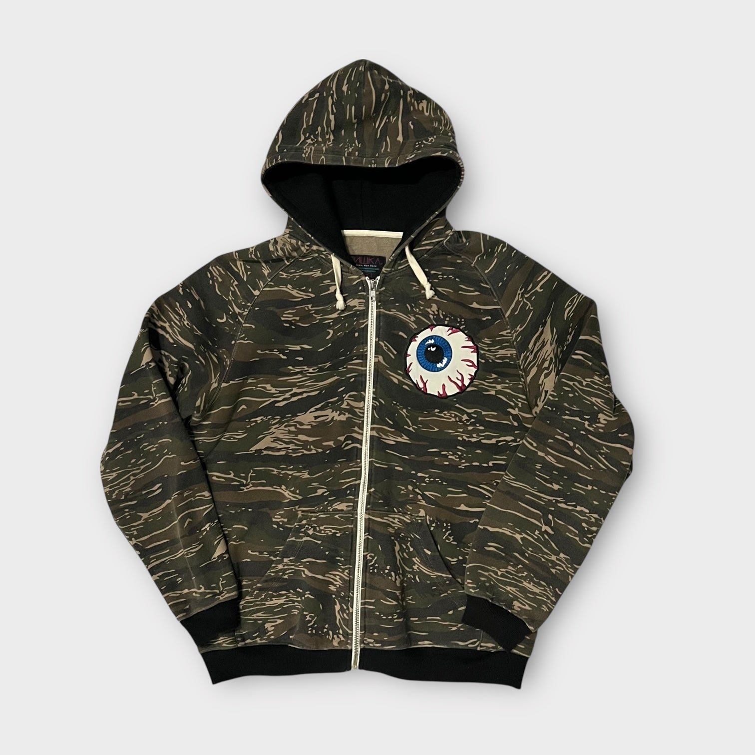 MISHKA カモ柄 ジップアップ フーディ