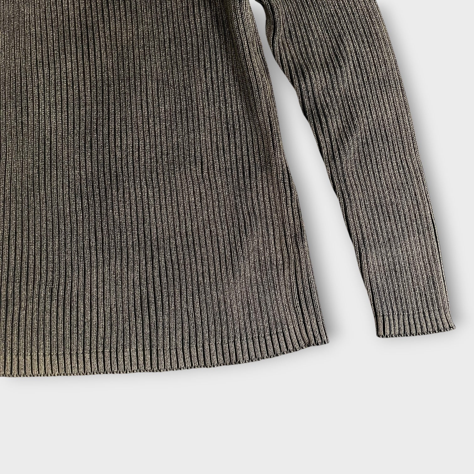 GREEN COAST Rib Knit Sweater