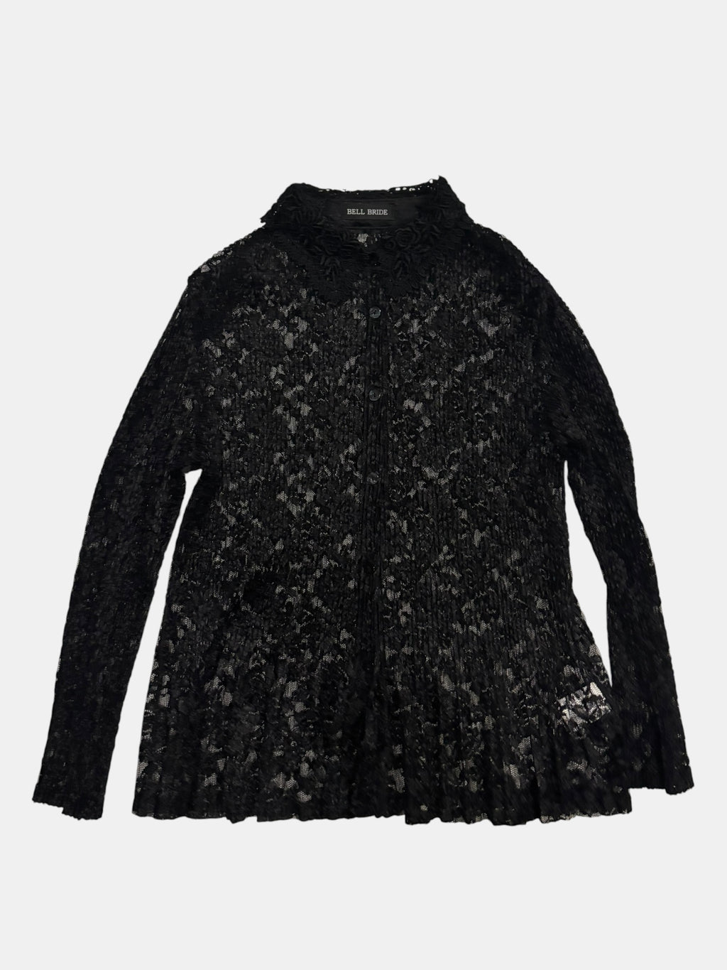 Goth Black Lace Blouse