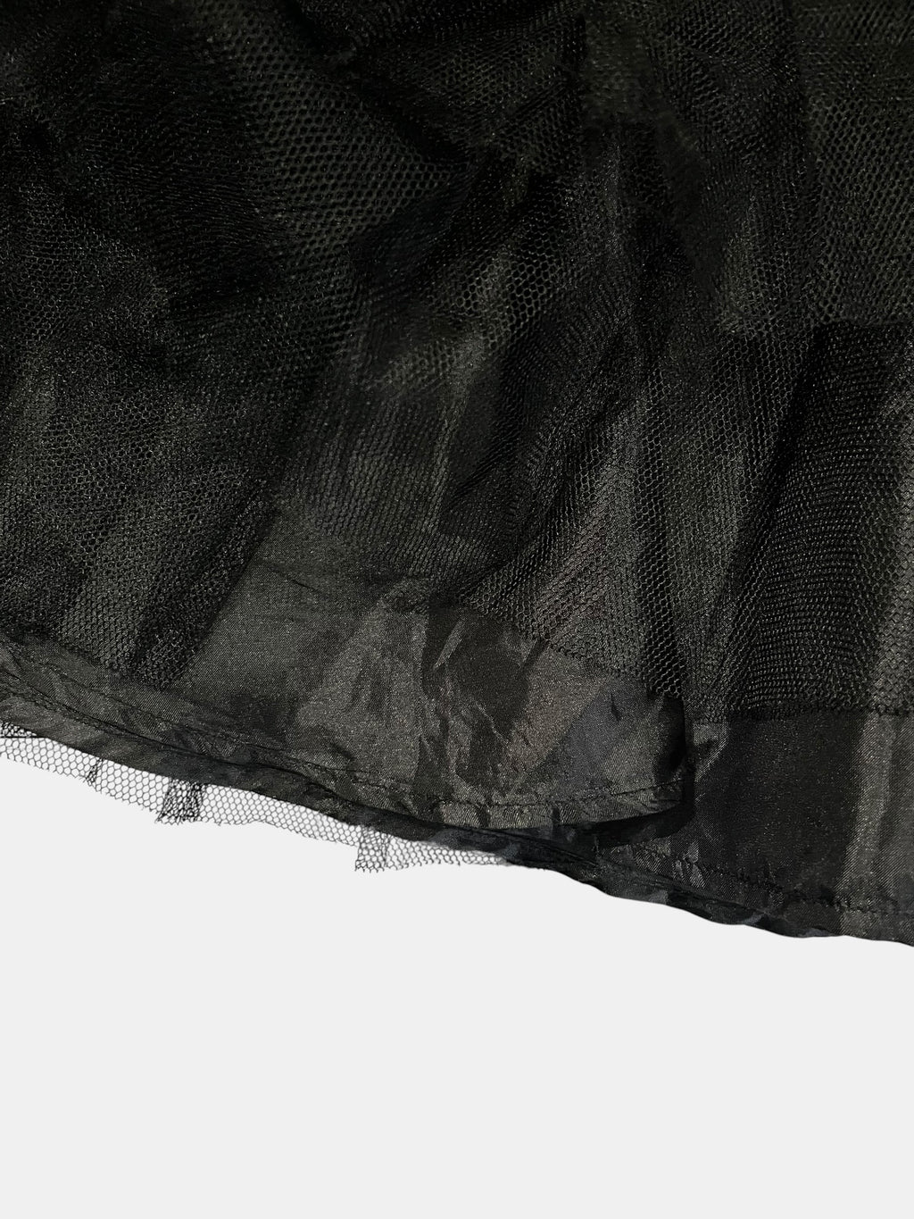 Gothic Ruffle Mini Skirt